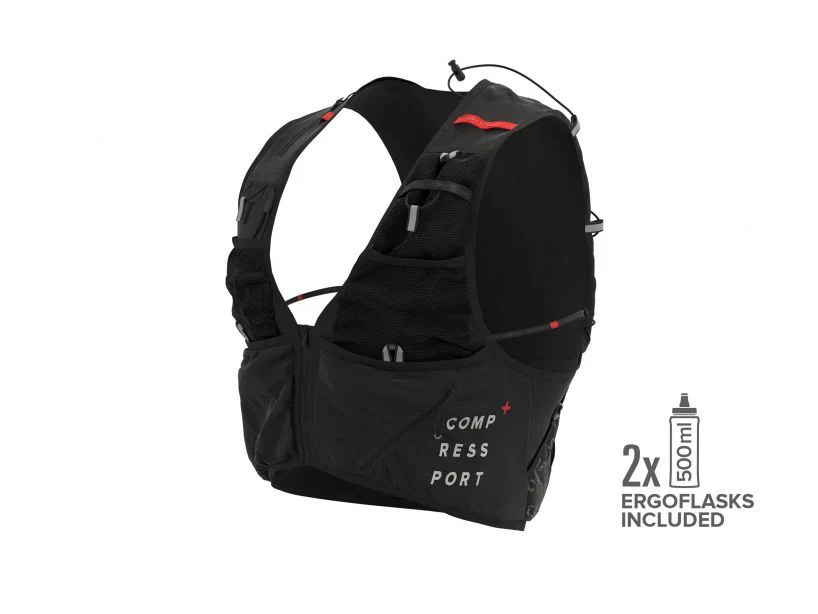 COMPRESSPORT Unisex's UltRun S Pack Evo 15 - Black - Image 3