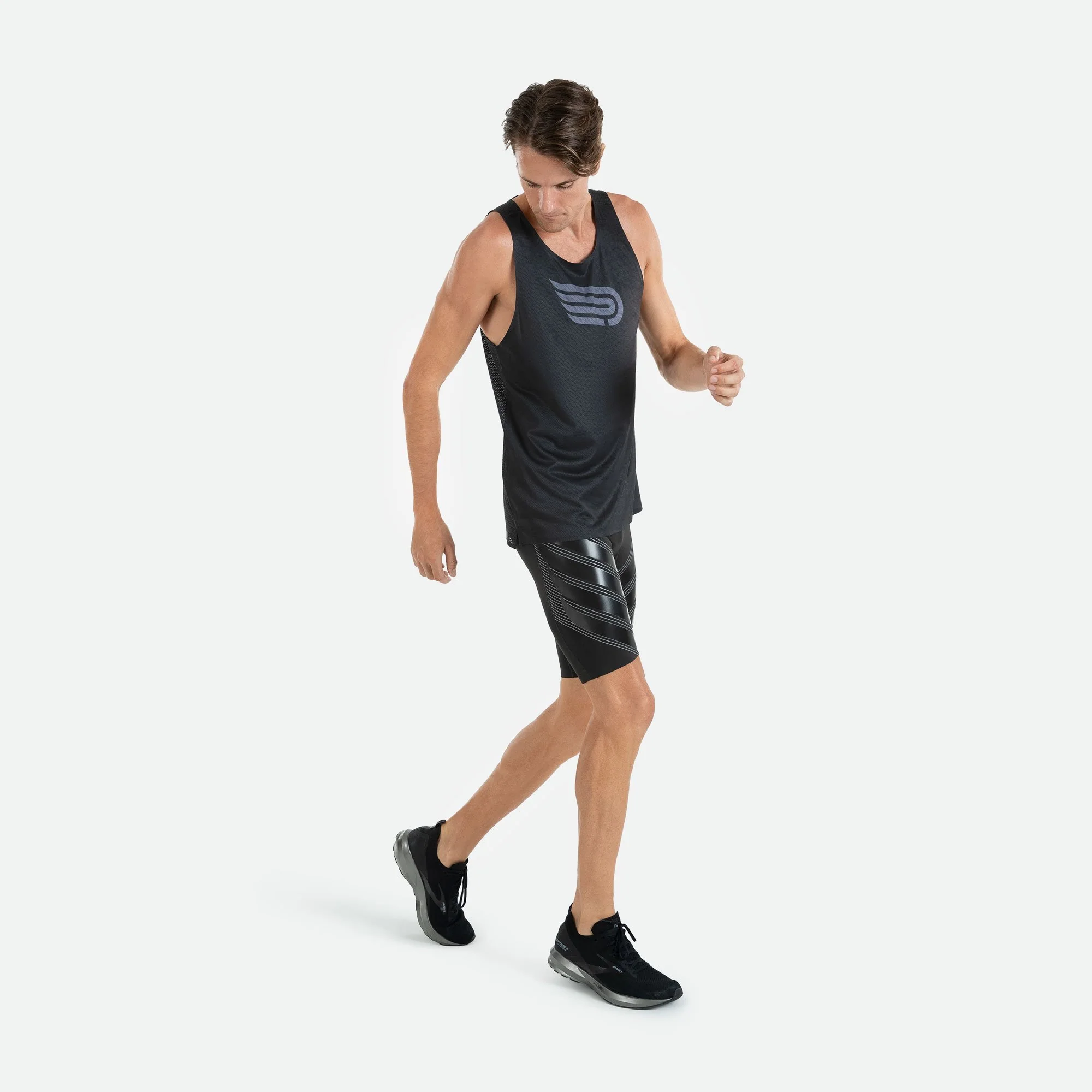 Pressio Men's Power Run Compression Short - Image 4