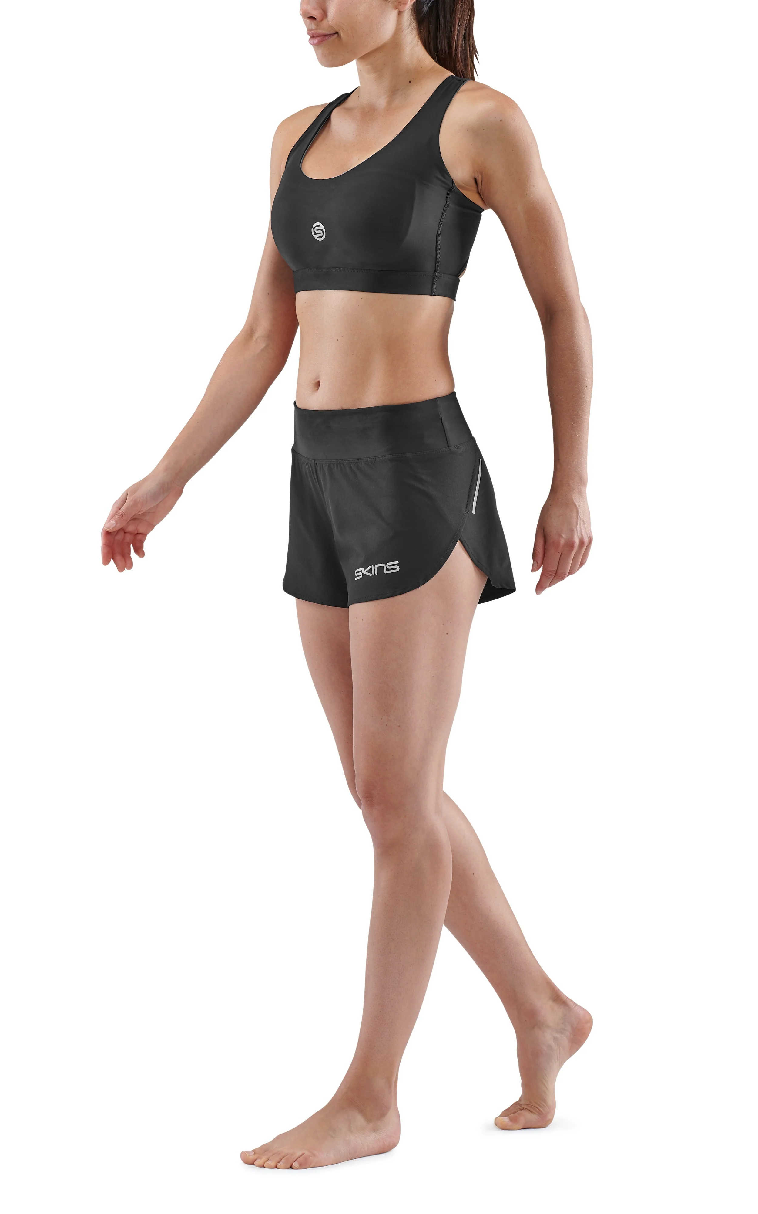 SKINS Women's Activewear Active Bra 3-Series - Black - Image 3